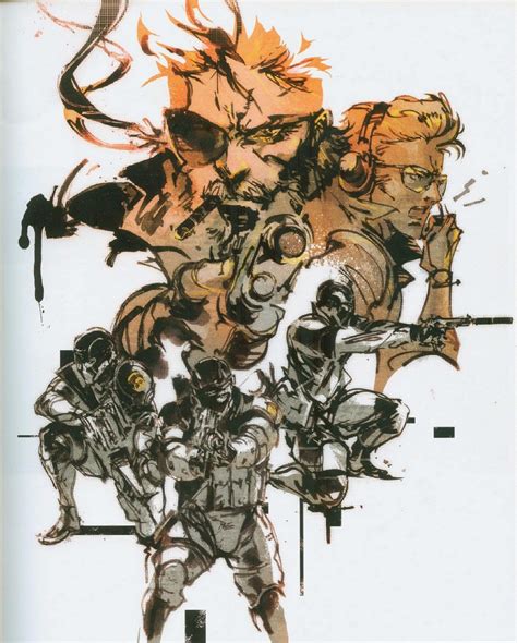 metal gear legacy box art image|yoji shinkawa metal gear art.